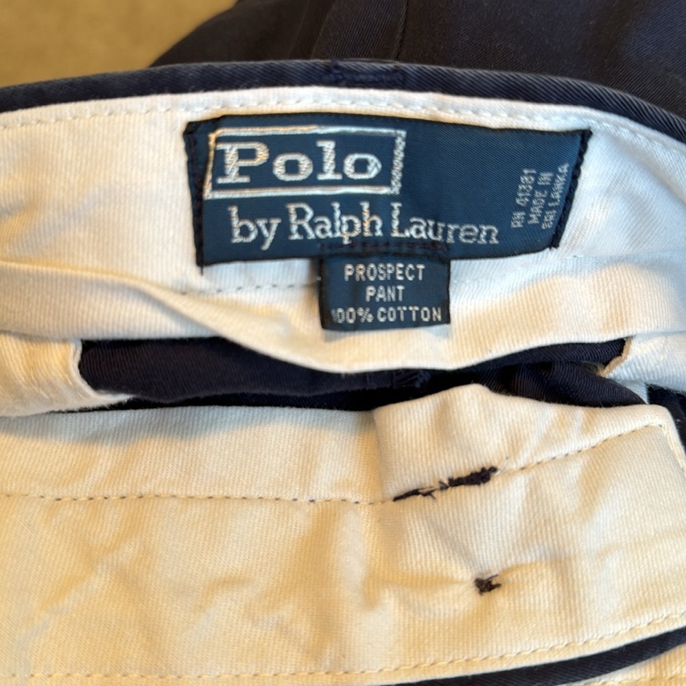 Polo Ralph Lauren Navy Blue Chinos - Picture 6 of 6